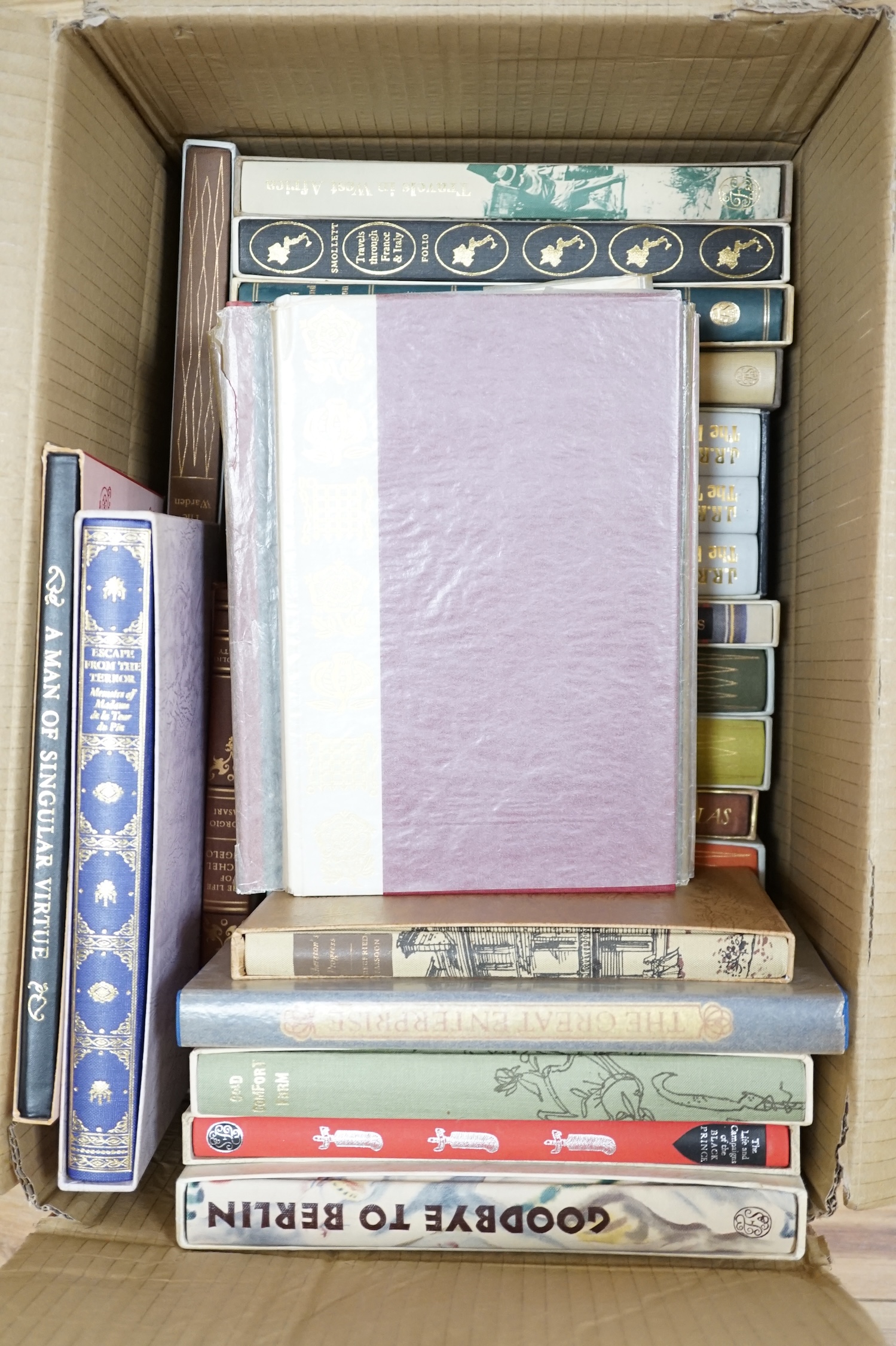 A collection of Folio Society books